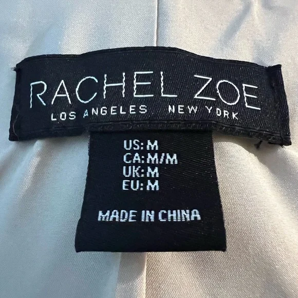 Rachel Zoe Beige Double-Breasted Blazer - Picture 4 of 4